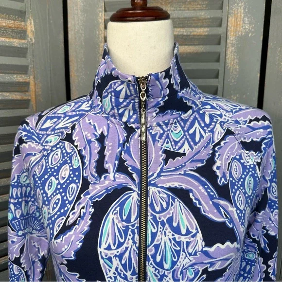 Lilly Pulitzer Skipper Popover Dress UPF 50+ Lilac Verbena Sz S - Picture 8 of 16